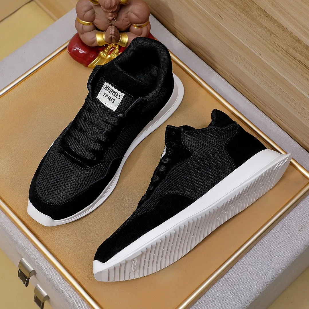 Men's shoes 💰400💰【HERMES】hot-selling men's shoes counter original items! The world's top brands...Luxury quality...//Fashion and high-end footwear 👍💪🏻...give you a low-key luxury comfort experience👍. The upper is made of pure Italian imported first-layer cowhide... 🐑 Leather lining..., comfortable and breathable, high-end and classy... luxurious and noble!! .. OEM factory shipment [Hug] stall.. Original plate. color, code number 38--44